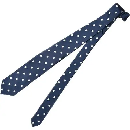 STEFANO CAU(ステファノカウ) シルクツイルポルカドットスフォデラートタイ