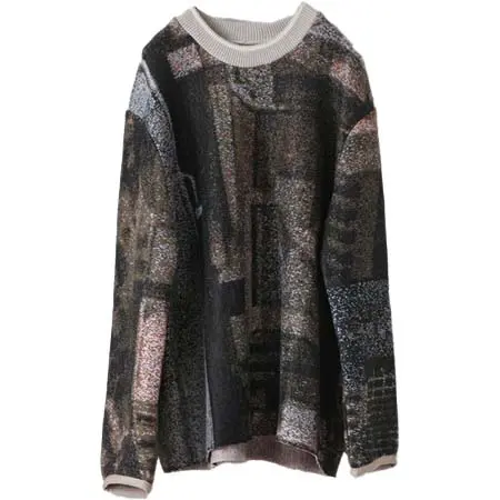 STOF(ストフ) Double Exposure Knit Sweater