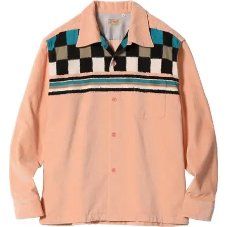 STYLEEYES(スタイルアイズ) Lot No. SE29382 / Mid 1950s – Late 1950s Style Corduroy Sports Shirt “SQUARE & STRIPE”