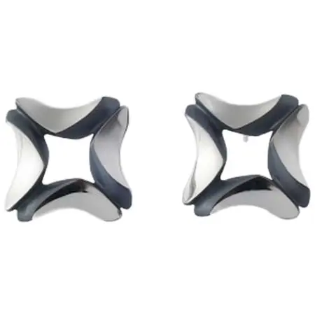 sumiiro(スミイロ) curves いぶし仕上げver. （ピアス / イヤリング ）