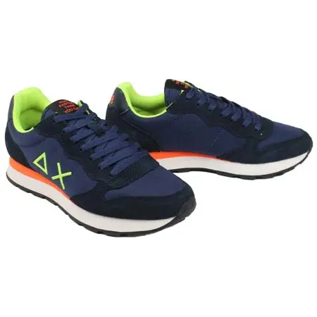 SUN68(サンシックスティーエイト) メンズ スニーカー sun241-z102i-80 トム フルオ ブルー