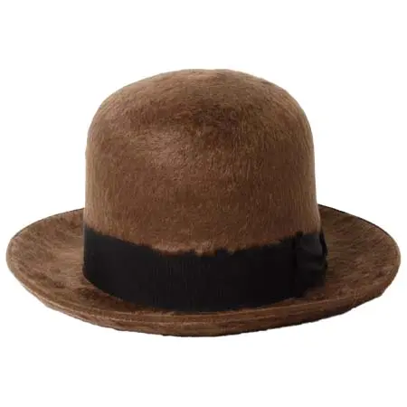 Super duper Hats(スーパーデューパーハット) リボンハット ラビットフェルト2枚仕立て イタリア製 ブラウン