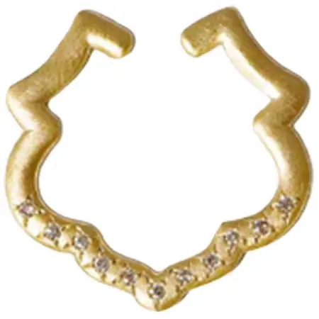 talkaTive(トーカティブ) クレストイヤーカフダイヤモンドロータス