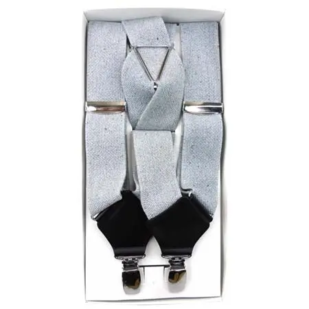 TANIWATARI(タニワタリ) 35㎜ サイド吊り型（薄グレー） リサイクルデニム使用