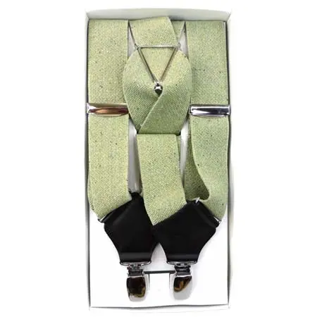 TANIWATARI(タニワタリ) 35㎜ サイド吊り型（薄よもぎ） リサイクルデニム使用