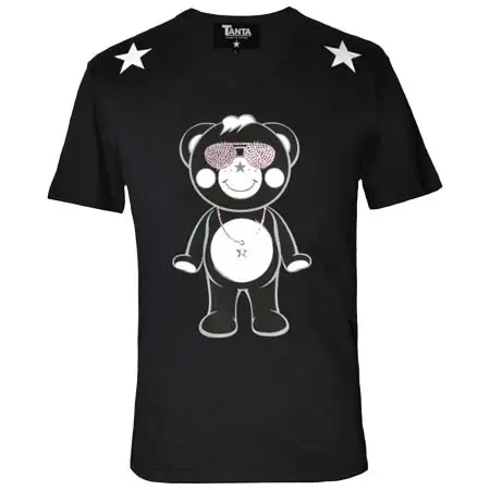 TANTA(タンタ) Superstar Diamonds Chappy T-shirt (v-neck)
