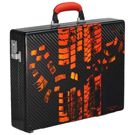 TECKNO MONSTER(テクノモンスター) アタッシュケース ラージサイズ オレンジ (tec00372)