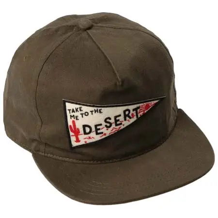 The Ampal Creative(ザアンパルクリエイティブ) Desert Pennant Hat Olive TACS-S137 Made in USA