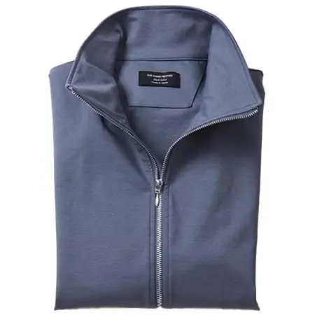 The Chino Revived(ザチノリヴァイブド) TCR2410502-96 Compressed cotton jersey double zip jacket