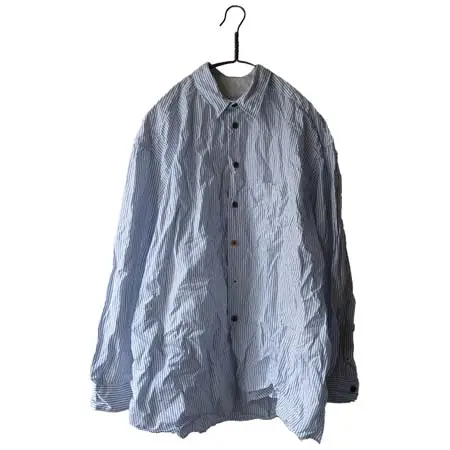 The crooked tailor(ザ クルーキット テーラー) The crooked Tailor ザ クルーキットテーラー / NARROW COLLAR OVER SQUARE SHIRTS (sold)