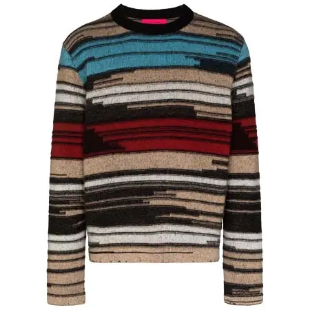 The Elder Statesman(ジエルダーステイツマン) Nix N Marl セーター