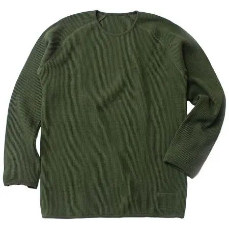 THE INOUE BROTHERS(イノウエブラザーズ) Waffle Crew Neck