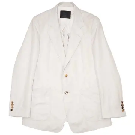 The Letters(レターズ ) SINGLE BREASTED PACH POCKET JACKET – WOOL RAMIE MINI HB-