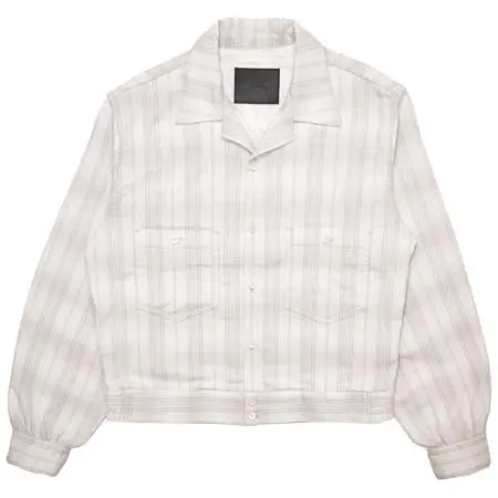 The Letters(レターズ ) DEAN SHIRT -OMBRE CHECK COTTON-