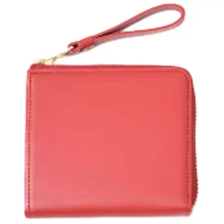 THE PITH(ザピス) SMOOTH COW / HALF L-ZIP (CORAL RED)