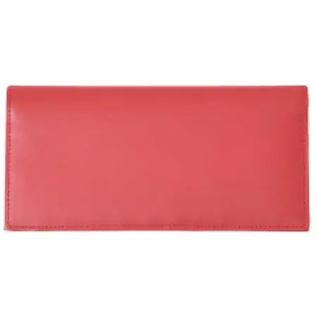 THE PITH(ザピス) SMOOTH COW LONG WALLET_CORAL RED