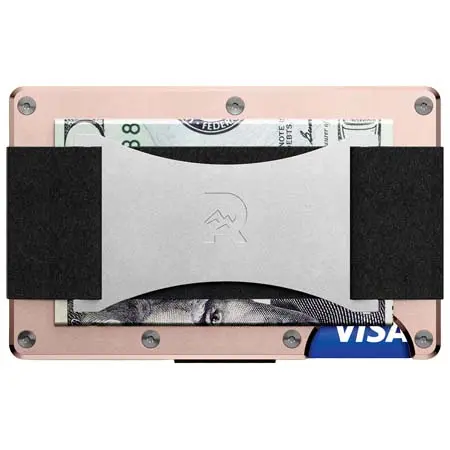 the RIDGE(ザリッジ) Aluminum Rose Gold Cash Strap