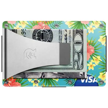 the RIDGE(ザリッジ) Aluminum Tropical Money Clip