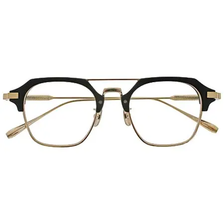 THE WHITE SCREEN(ホワイトスクリーン) String ストリング MBK/LGD（Matte Black/Light Gold） メガネ