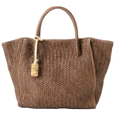 TIBERIO FERRETTI(ティベリオフェレッティ) イントレチャートレザー2WAYトートバッグ