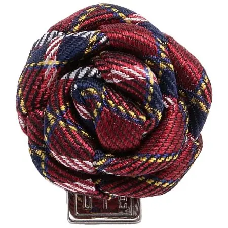 tibitie(チビタイ) ローズ チェック柄：レッド