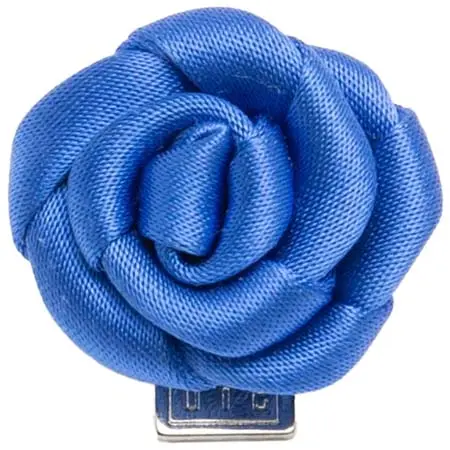 tibitie(チビタイ) ローズモチーフ：ロイヤルブルー