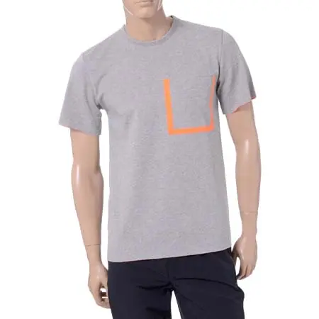 TIM COPPENS(ティムコペンズ) テープドポケットTシャツ グレー