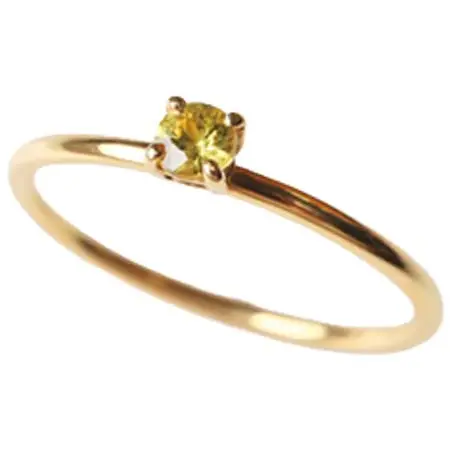 TOMOKO FURUSAWA JEWELRY(トモコフルサワジュエリー) “Hope Ring” K18YG, Yellow Sapphire Ring