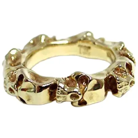 TRANSCORE(トランスコア) Roundskull Ring (18K Yellow Gold) / 13号