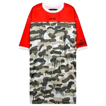 UEG(ユーイージー) CAMO LONG TEE W SNAP