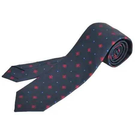 ULTURALE(ウルトラーレ) メンズ ネクタイ シルク100％ 7ピエゲ 7つ折り ネイビー