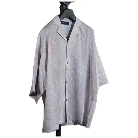 unrelaxing(アンリラクシング) ビッグシルエット総柄開襟アロハシャツ