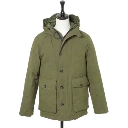 Valstar(バルスター) 撥水 ワックスドコットン ダウンフードコート