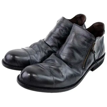 VARISISTA(ヴァリジスタ) ダブルジップドレープブーツ(Z1031)