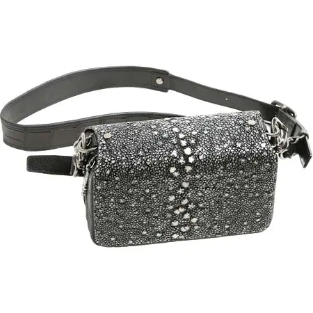 vermilion(ヴァーミリオン) “梅花皮” Round w zip organizer