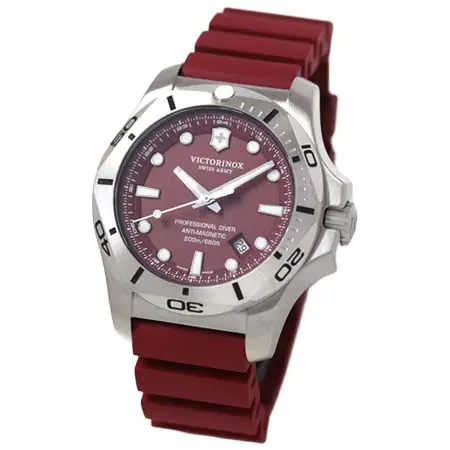 VICTORINOX SWISS ARMY(ヴィクトリノックススイスアーミー)  I.N.O.X. (イノックス) プロフェッショナルダイバー 241736 レッド　腕時計