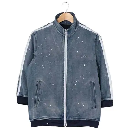 VOGUISH(ヴォーギッシュ) インディゴポンチジャージーブルゾン