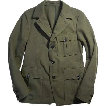 WASTE TWICE (ウエストトゥワイス) OFFICER JACKET