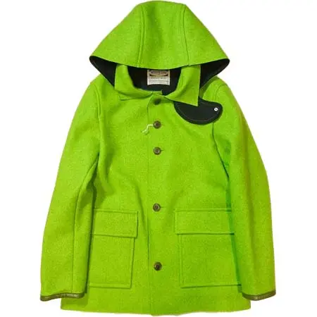 WHITE LINE(ホワイトライン) Water-repellet Wool Cashmere Melton Hood Food Coat