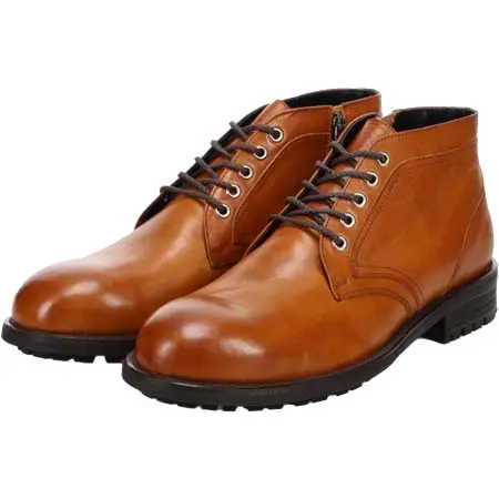 whoop-de-doo(フープディドゥ) 国産栃木レザーラウンドブーツ