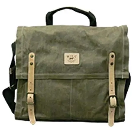 WILL LEATHER GOODS(ウィルレザーグッズ) Wax Coated Canvas Messenger　[31186]