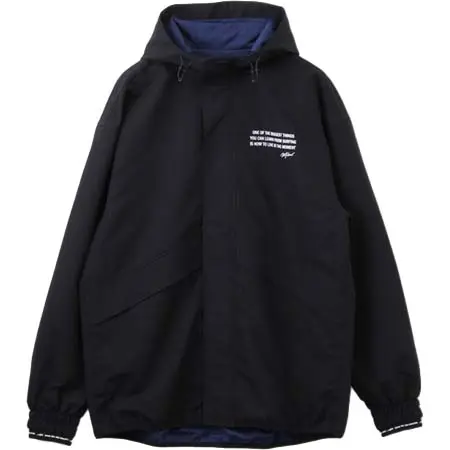 WTW(ダブルティー) ロゴラバーテープフルジップフーディー