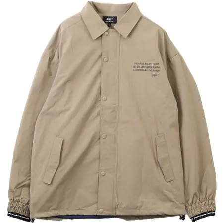 WTW(ダブルティー) ロゴラバーテープコーチジャケット