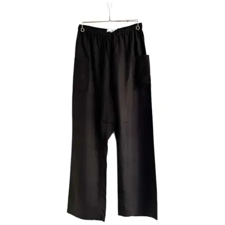 YAECA CONTEMPO(ヤエカコンテンポ) パジャマパンツpk付き54909 / Black -silk