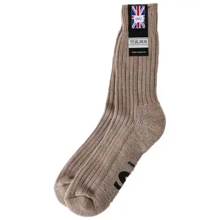 Yarmo(ヤーモ) WOOL CUSHION SOLE WORK SOCKS（FAWN）