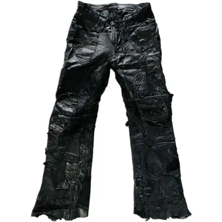 Yasuyuki Ishii(ヤスユキイシイ) No. DESTRUCTION 　LEATHER　PANTS