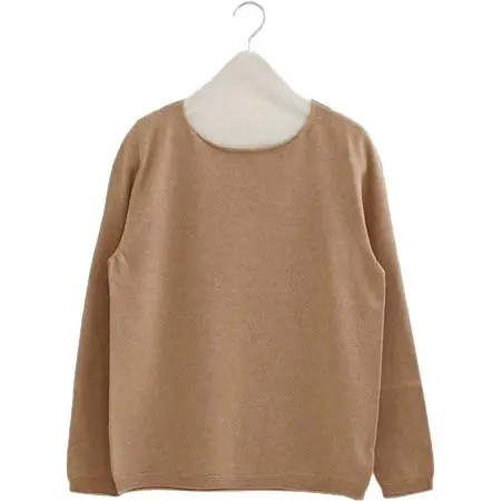 YURI PARK(ユリパーク) コットンラウンドネックニットロングスリーブ