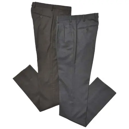 Zanella(ザネッラ) ストレッチウールサキソニー2プリーツテーパードパンツ