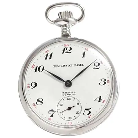 ZENO-WATCH(ゼノウォッチ) 懐中時計/手巻き式/シースルーバック/ZT-100U-I2NUM