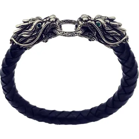ZOCALO(ソカロ) Dragon Braided Leather Bracelet